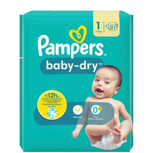Pampers luiers baby-dry maat 1 newborn 2-5 kg