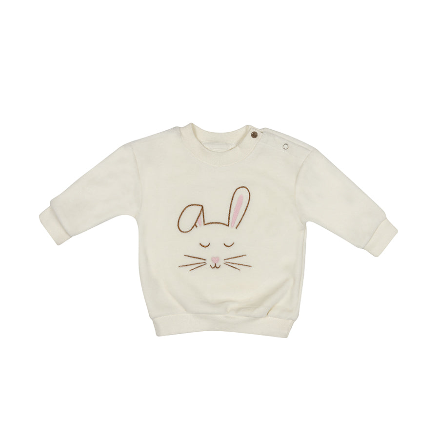 Frogs & Dogs - Winter Flower Sweater Bunny Velvet